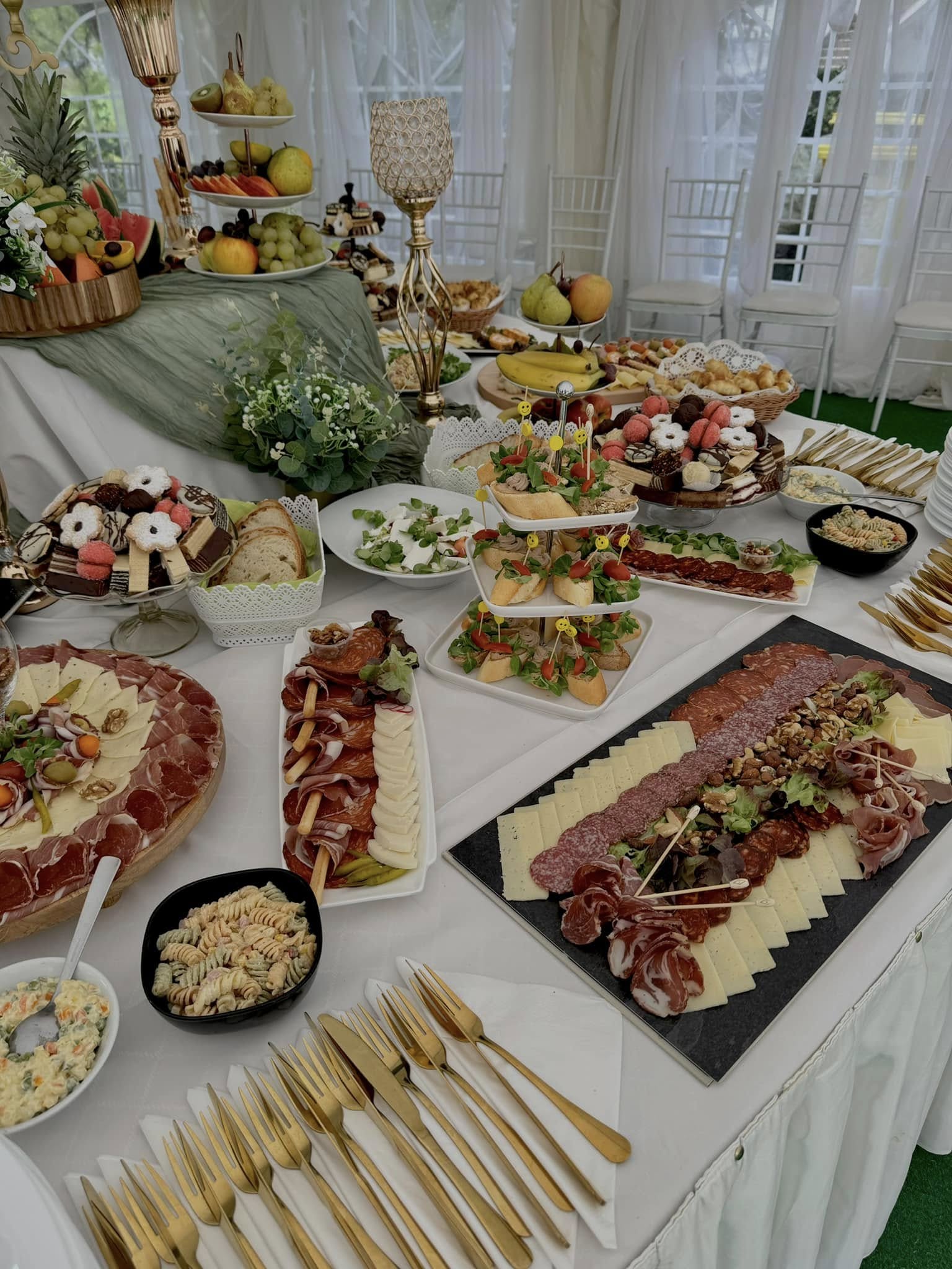 Catering spread